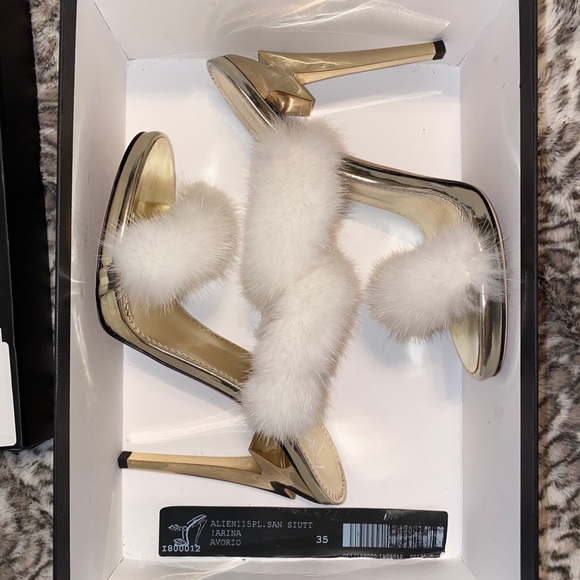 Giuseppe Zanotti Shoes - Giuseppe Zanotti mink heels